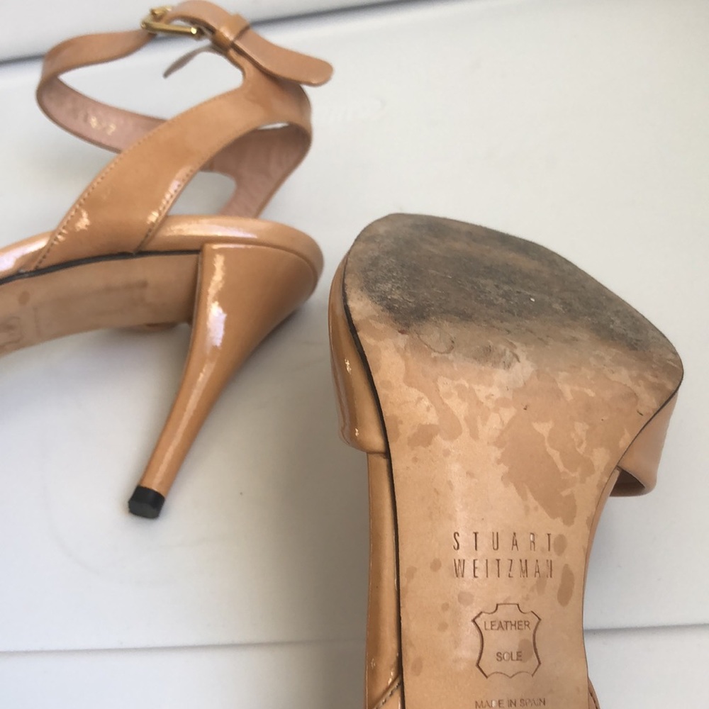 Stuart Weitzman Unique!!! Gorgeous! Patent Leathe… - image 8